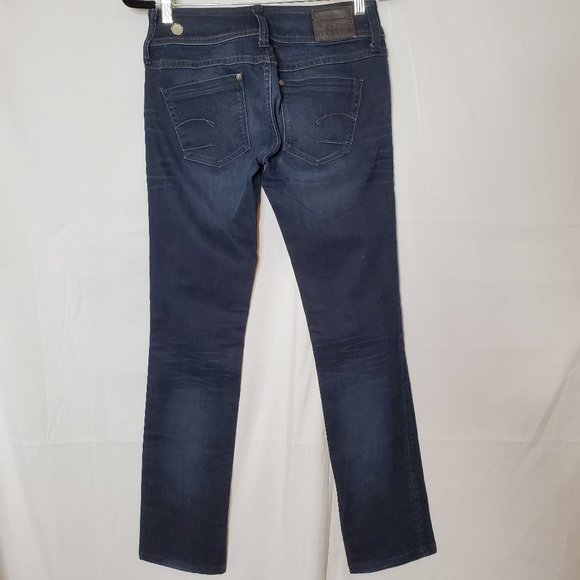 G-Star Originals Raw Denim Straight Leg Jeans 27 - Picture 8 of 13